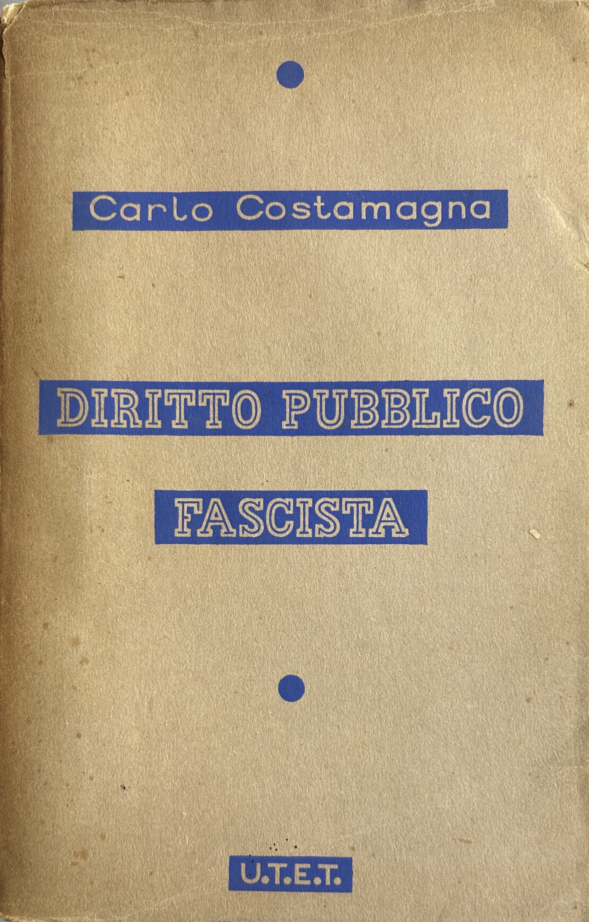 Elementi di diritto pubblico fascista