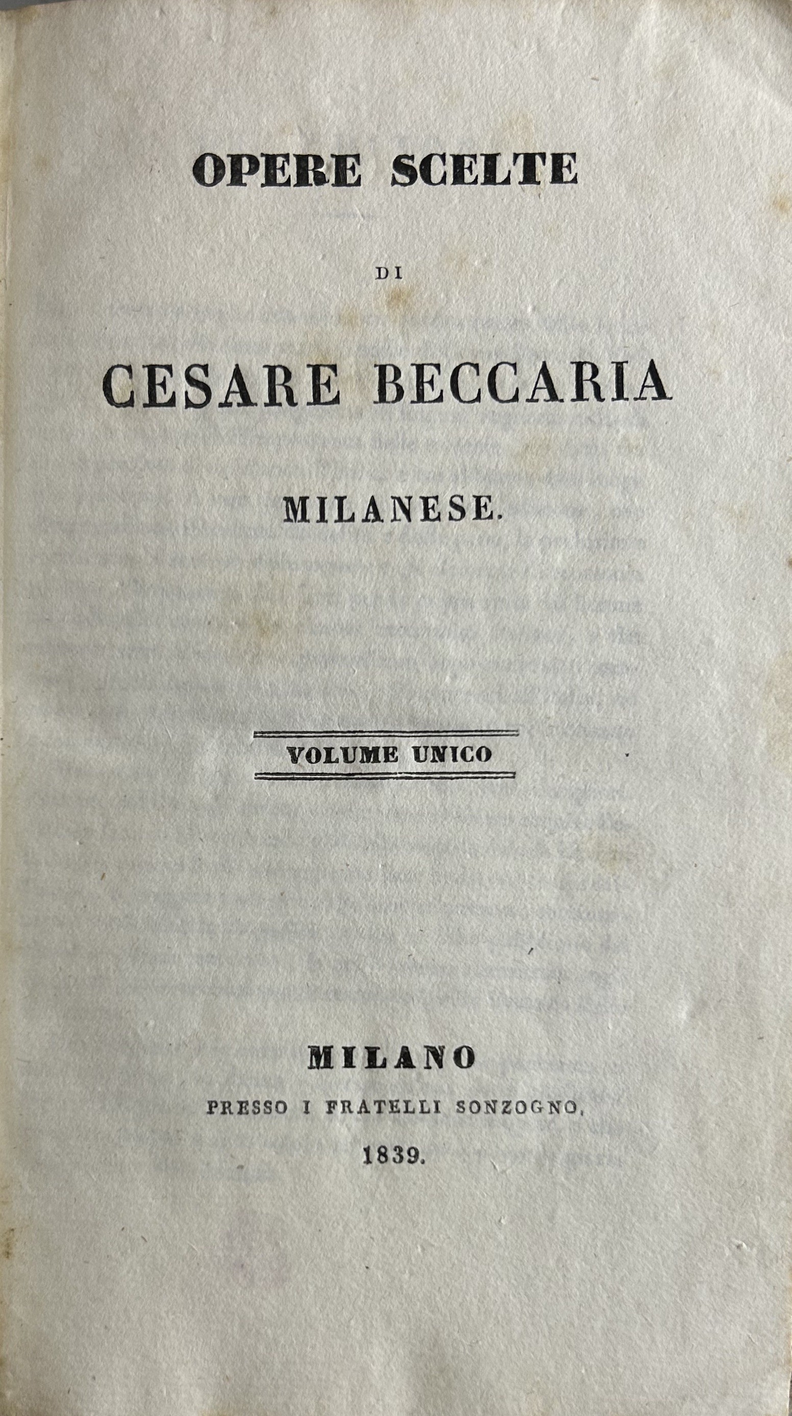 Opere scelte. Volume unico