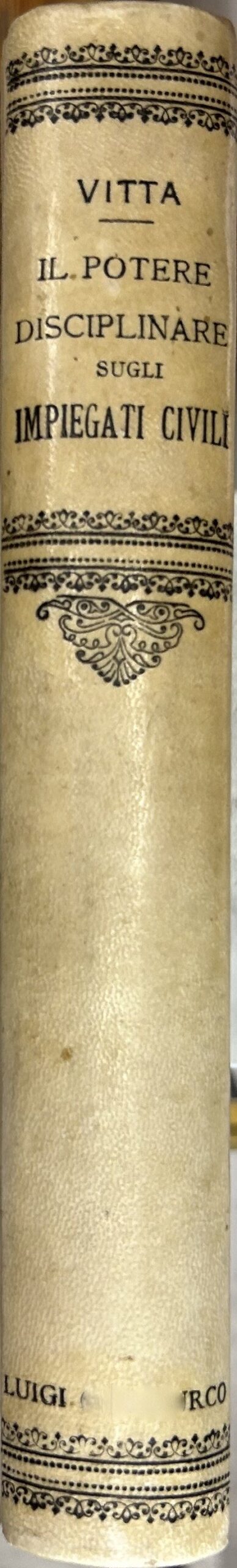 Il potere disciplinare sugli impiegati pubblici