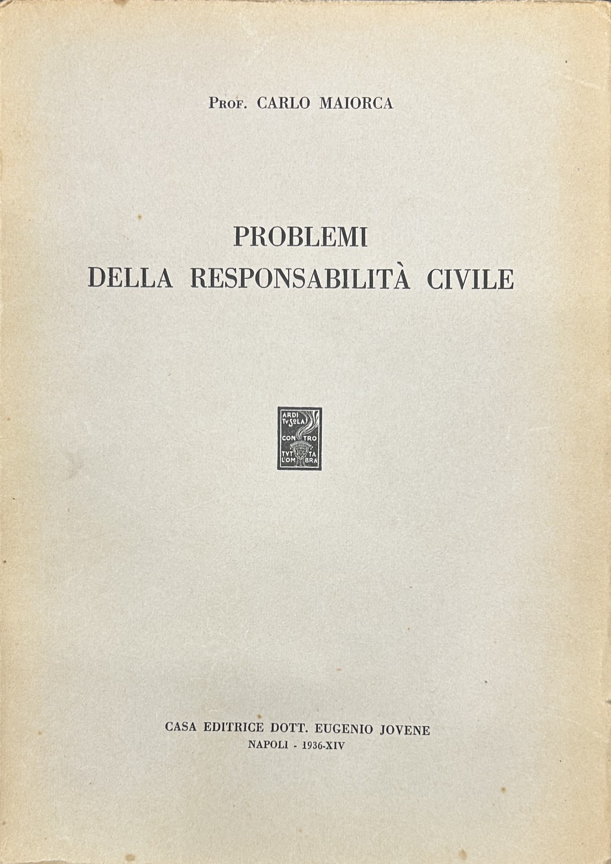 Problemi della responsabilità civile