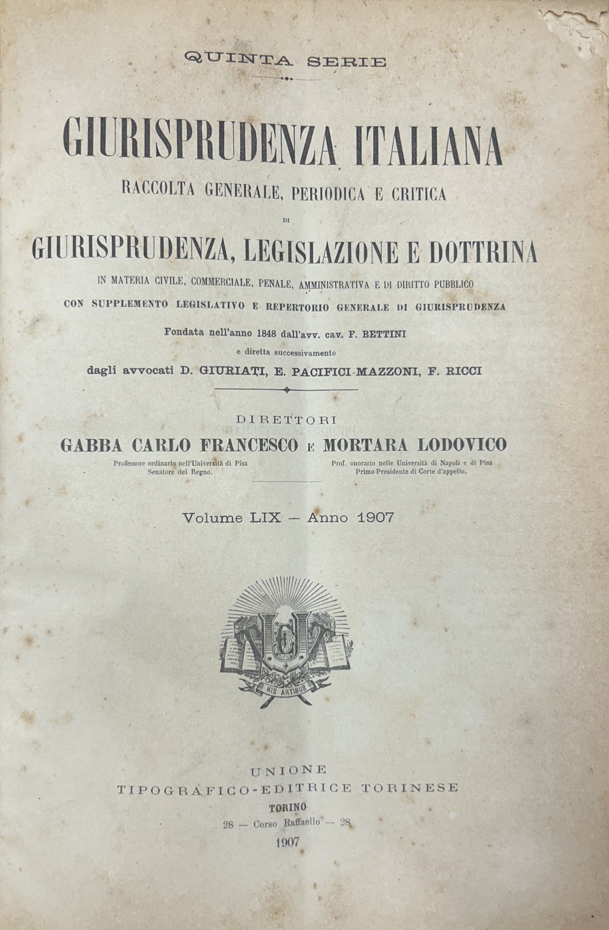 Giurisprudenza Italiana