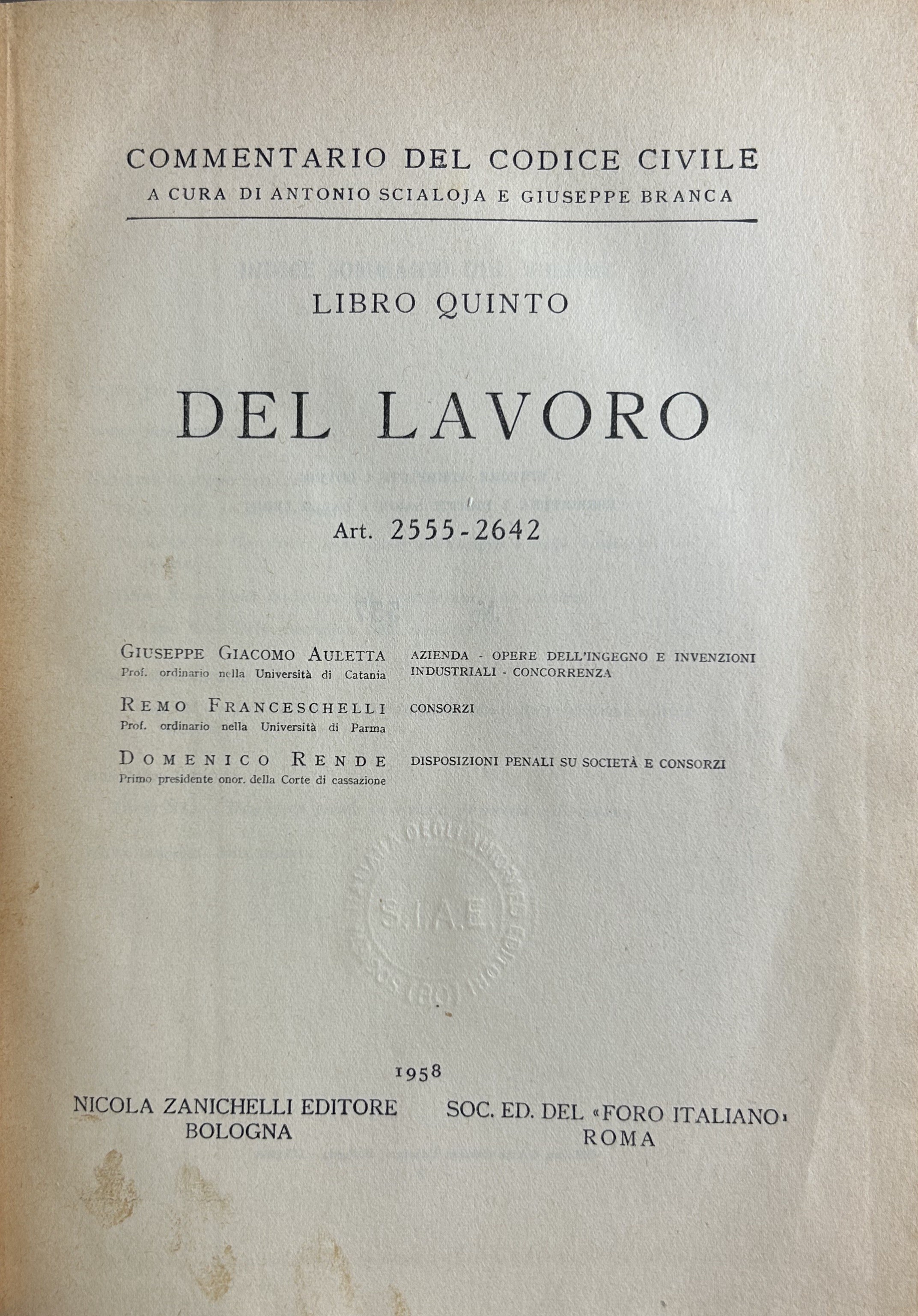 Azienda. Opere dell'ingegno e invenzioni industriali