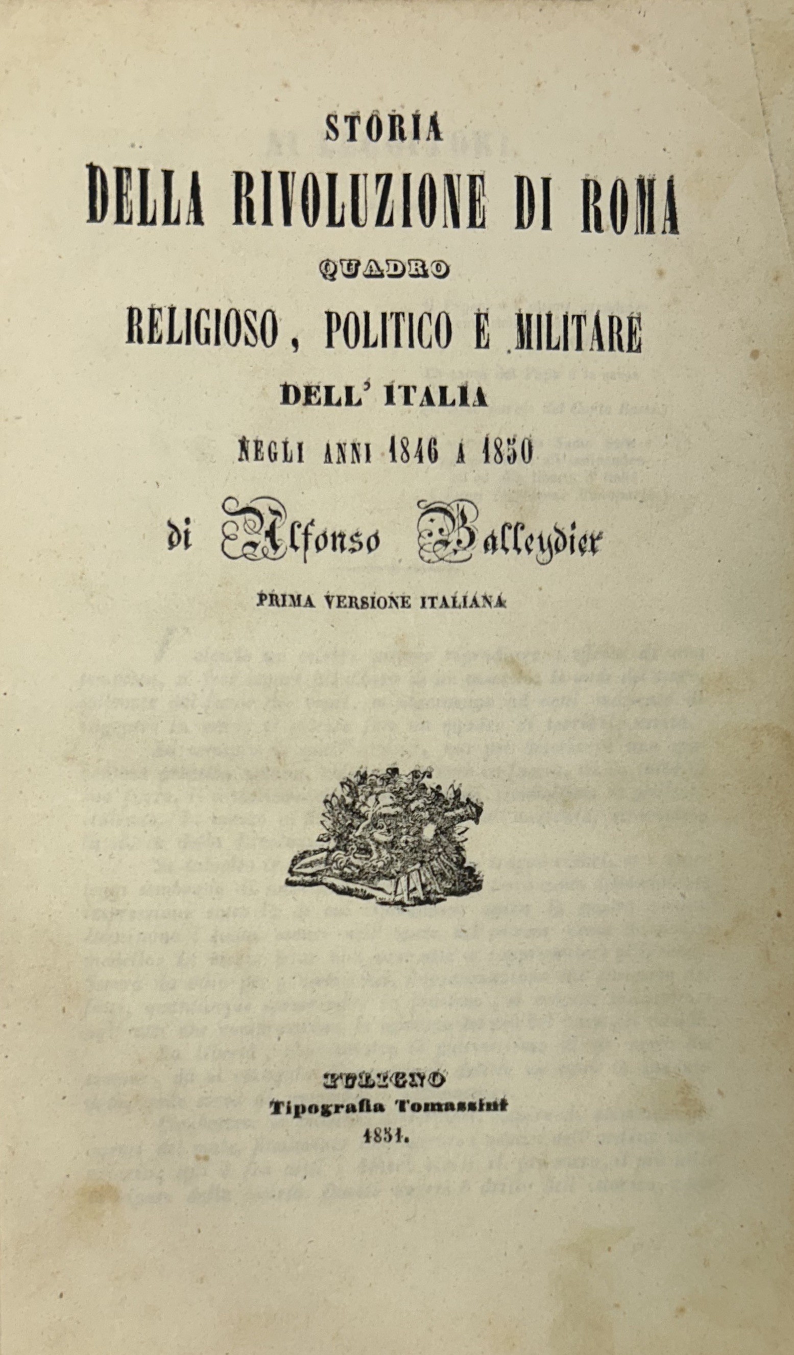 Storia della rivoluzione di Roma