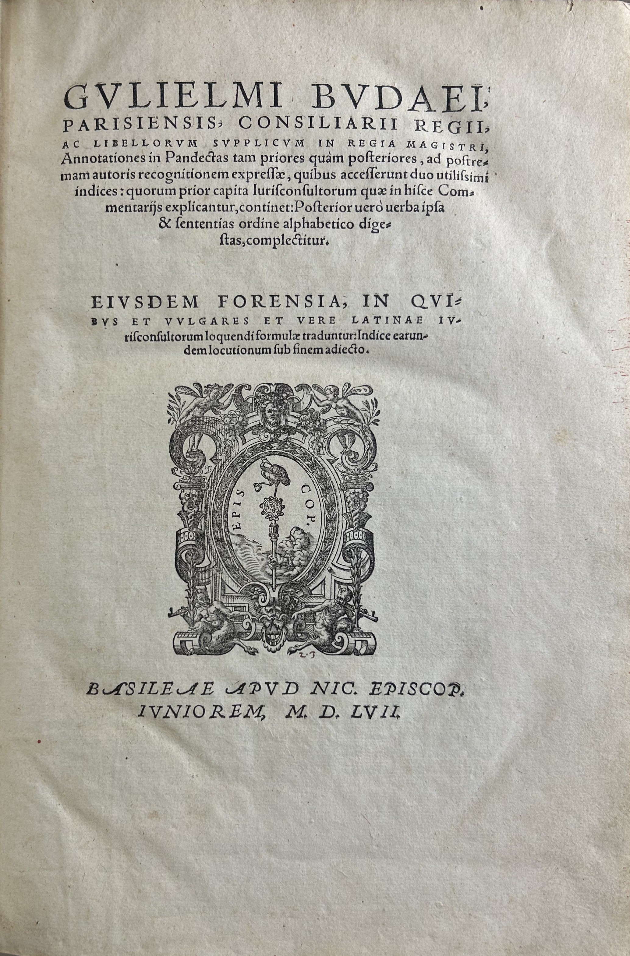 Annotationes in Pandectas