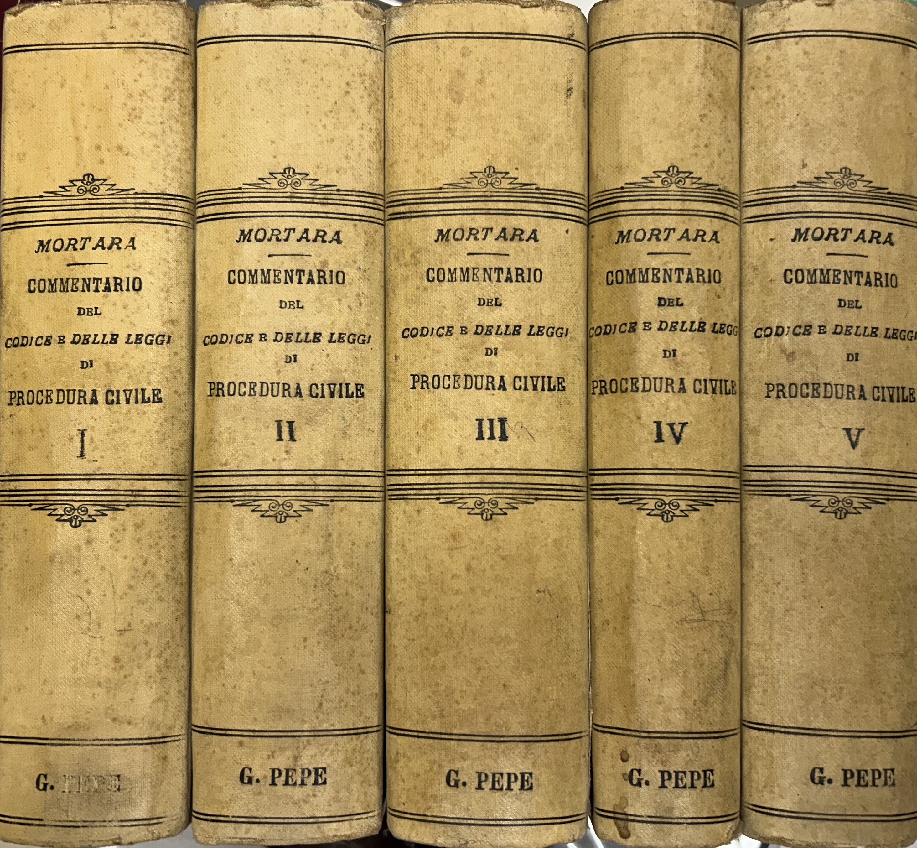 Commentario del Codice e delle Leggi di Procedura Civile