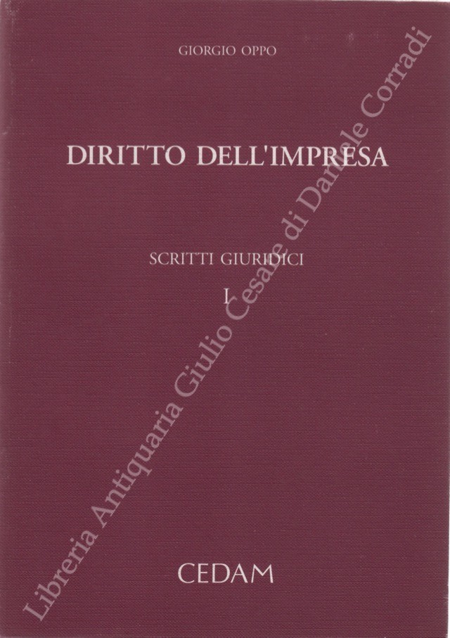 Scritti giuridici. Vol. I - Diritto dell'impresa