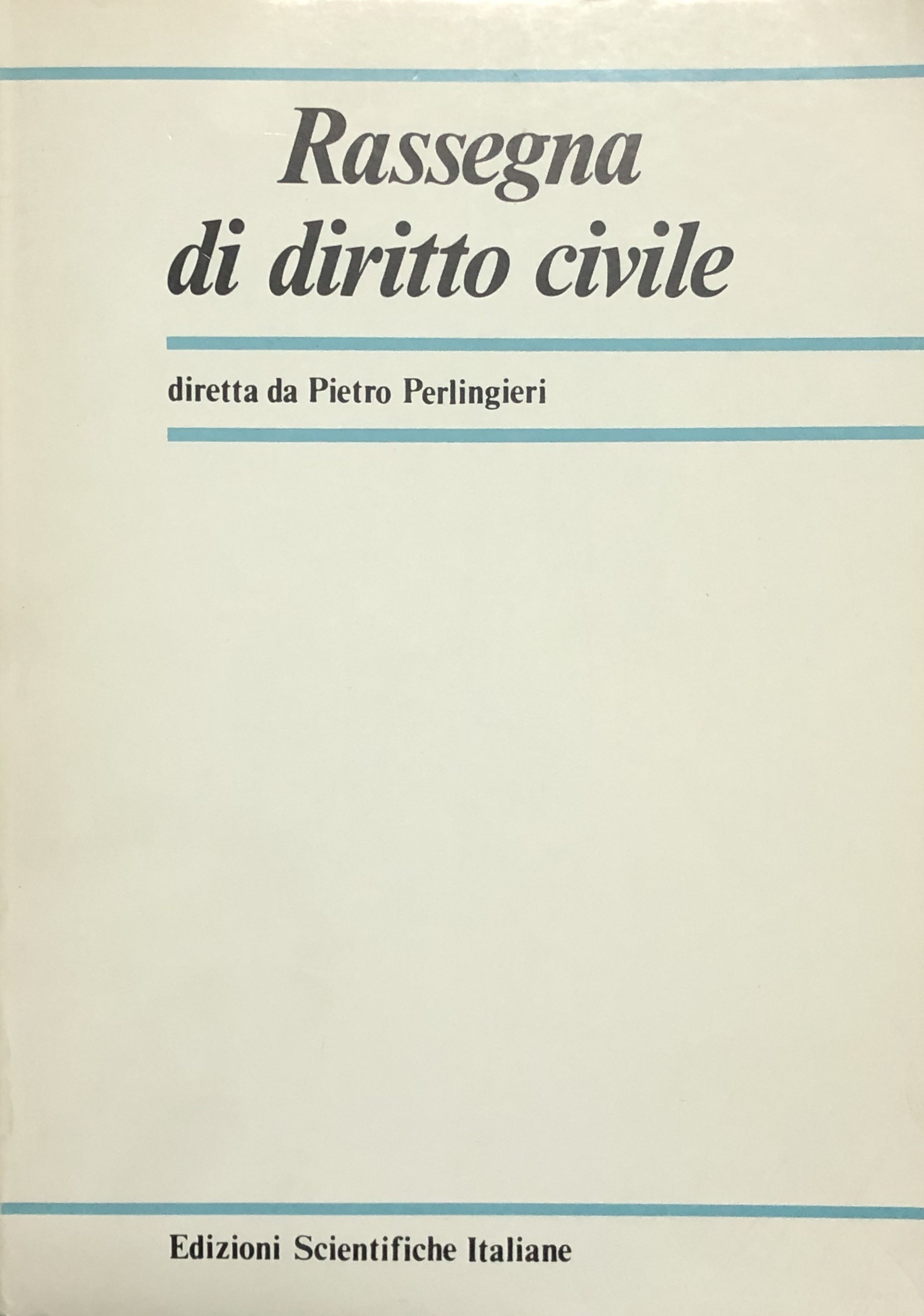 Rassegna di diritto civile