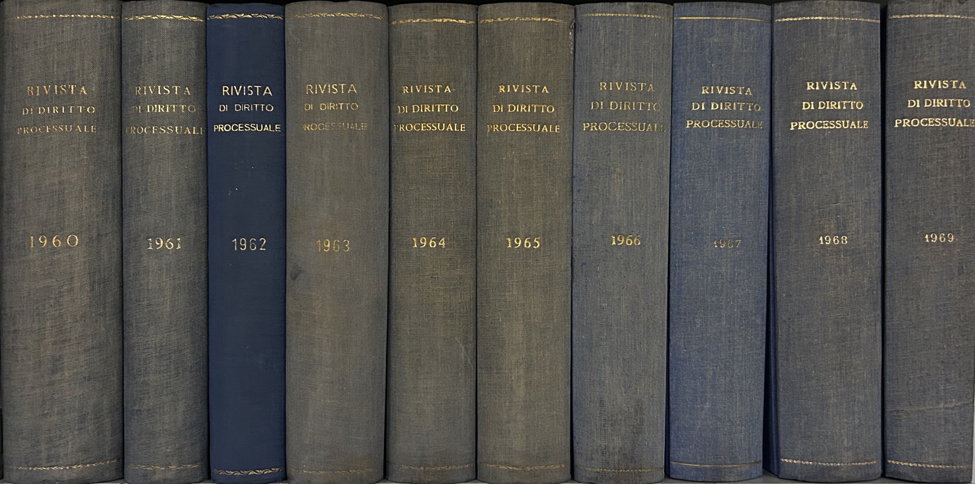 Rivista di Diritto Processuale. Annata 1960-2008