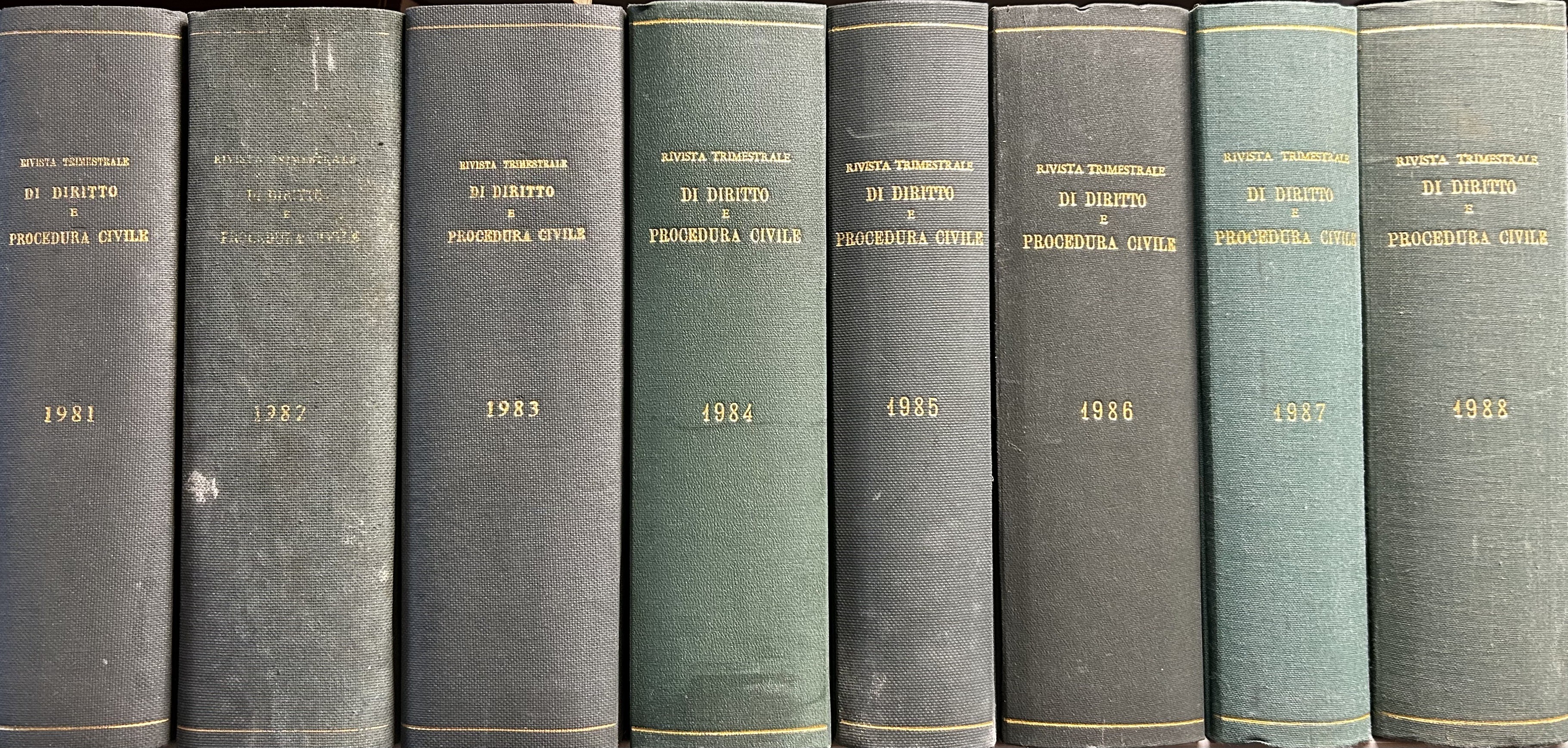 Rivista trimestrale di diritto e procedura civile