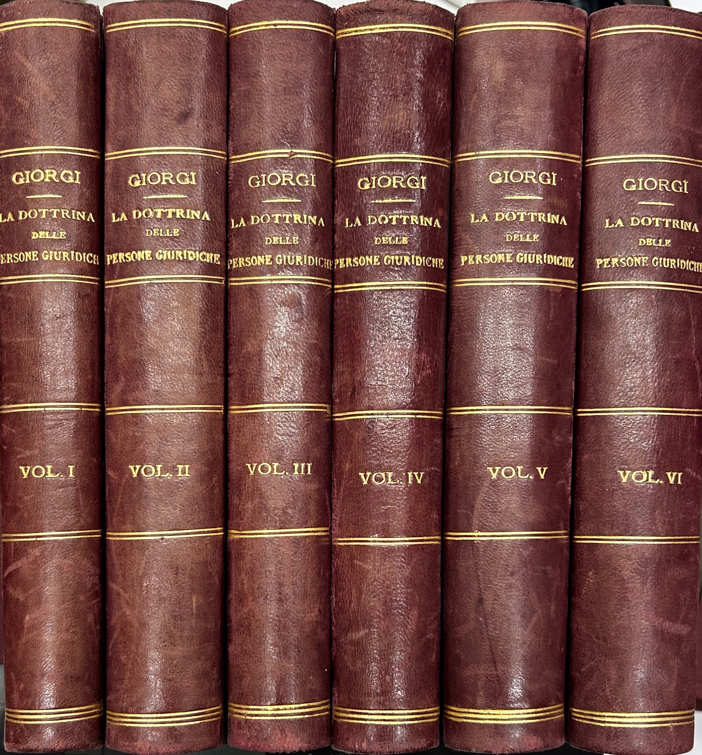 La dottrina delle persone giuridiche o corpi morali