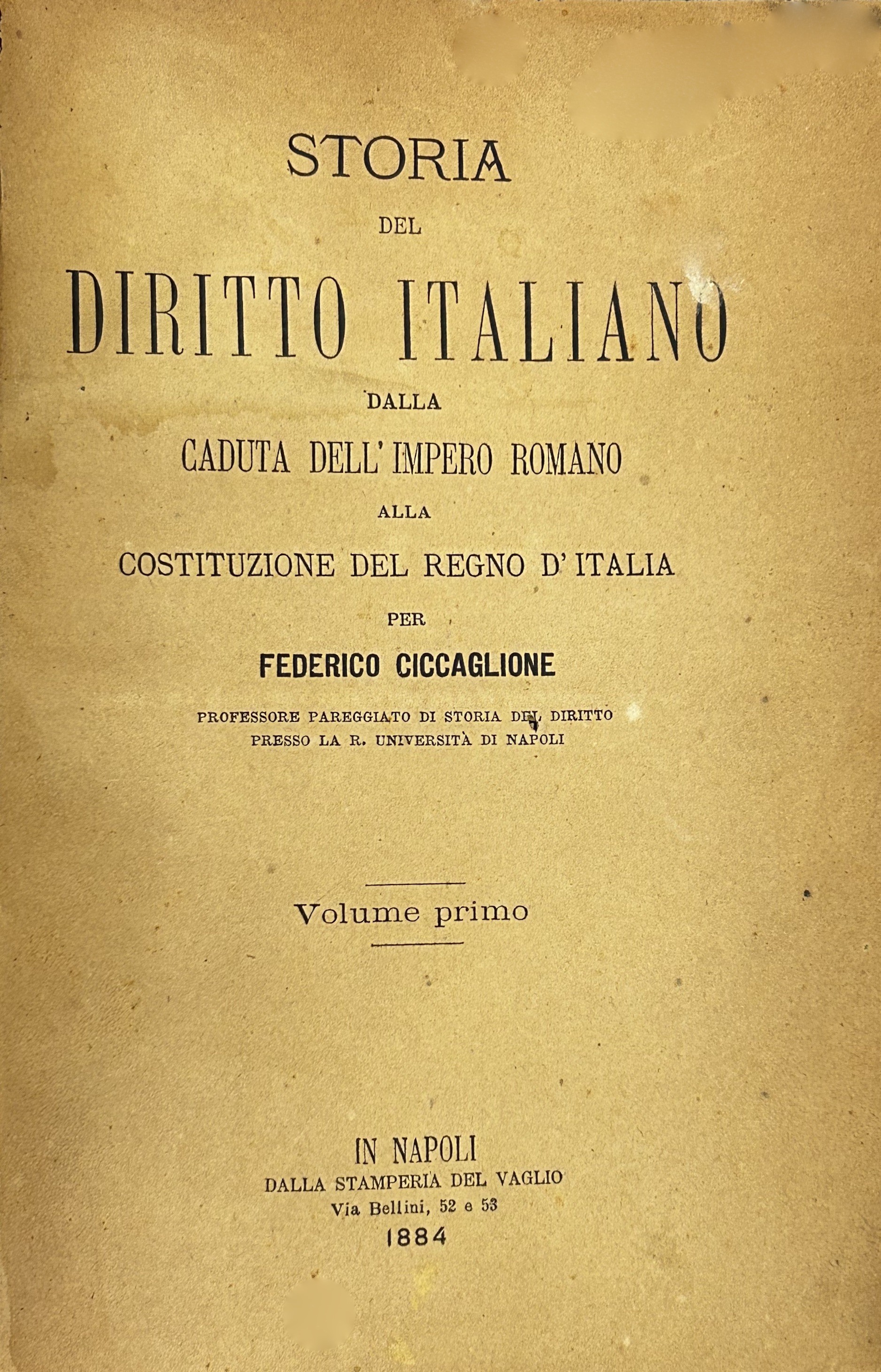 Storia del diritto italiano