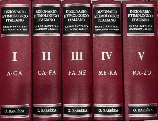 Dizionario etimologico italiano