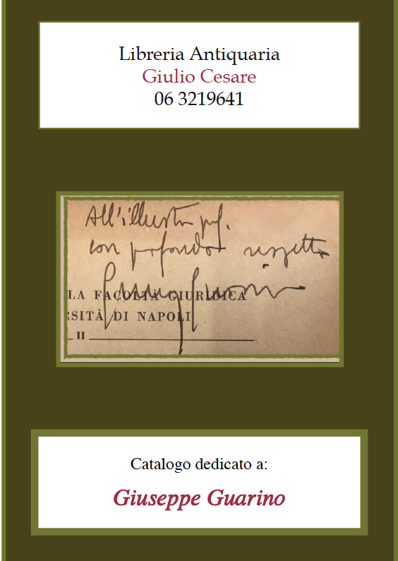 Giuseppe Guarino il Catalogo